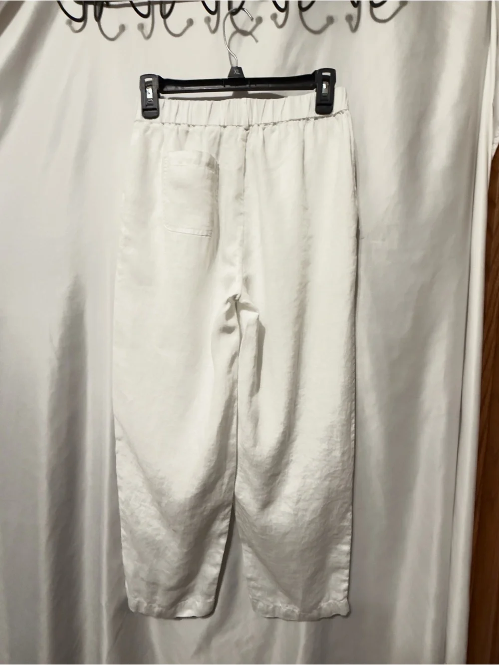 Quince 100% European Linen Pants in White- Size XS- like new!